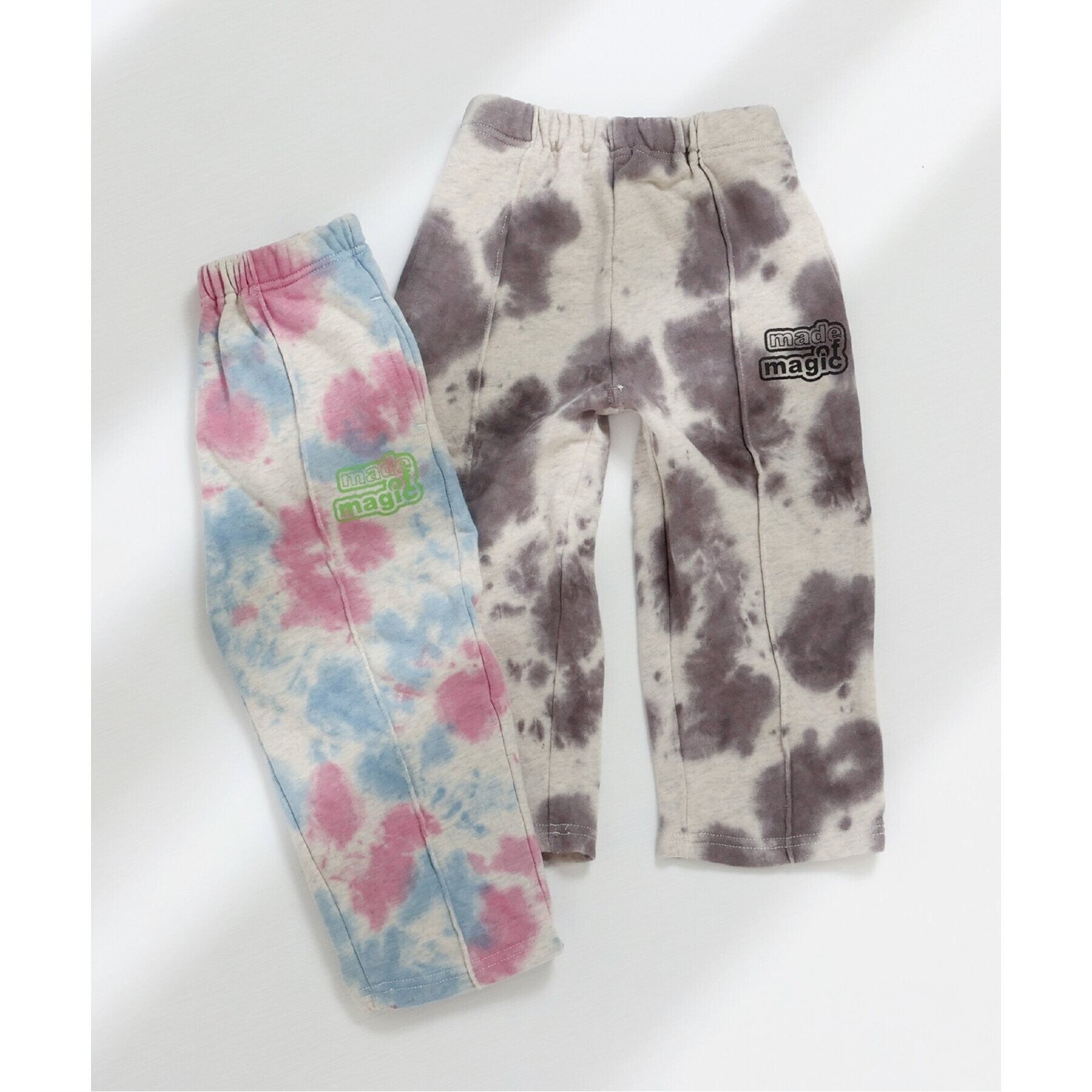 ブリーズ BREEZE タイダイ染めカットソーパンツ(セットアップ可)  10分丈 （ブルー） ブルー