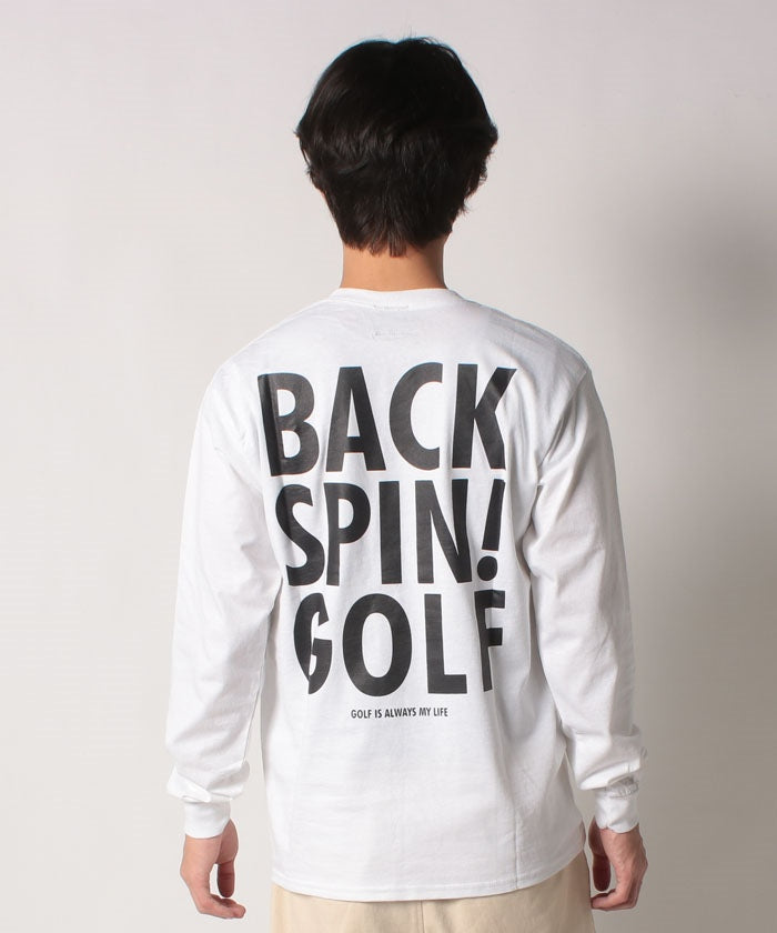 バックスピン BACK SPIN! BACKSPIN! BACK LOGO Long Tshirt