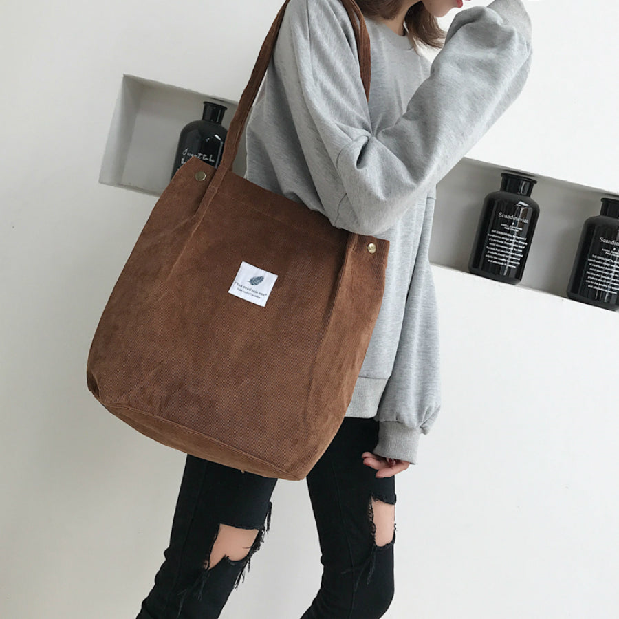 ベストストア Beststore レディースファッション通販バッグ トートバッグ レディースコーデュロイ ショルダーバッグかわいい/ おしゃれ/ 通学 /おすすめ / 大人気/人気/トートバック