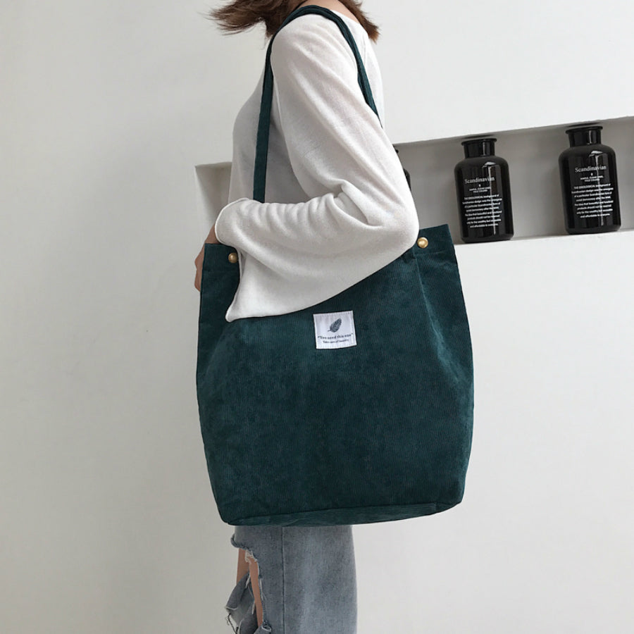 ベストストア Beststore レディースファッション通販バッグ トートバッグ レディースコーデュロイ ショルダーバッグかわいい/ おしゃれ/ 通学 /おすすめ / 大人気/人気/トートバック