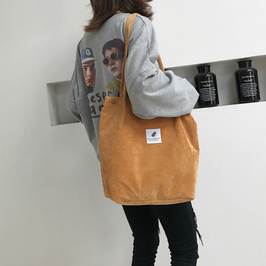 ベストストア Beststore レディースファッション通販バッグ トートバッグ レディースコーデュロイ ショルダーバッグかわいい/ おしゃれ/ 通学 /おすすめ / 大人気/人気/トートバック