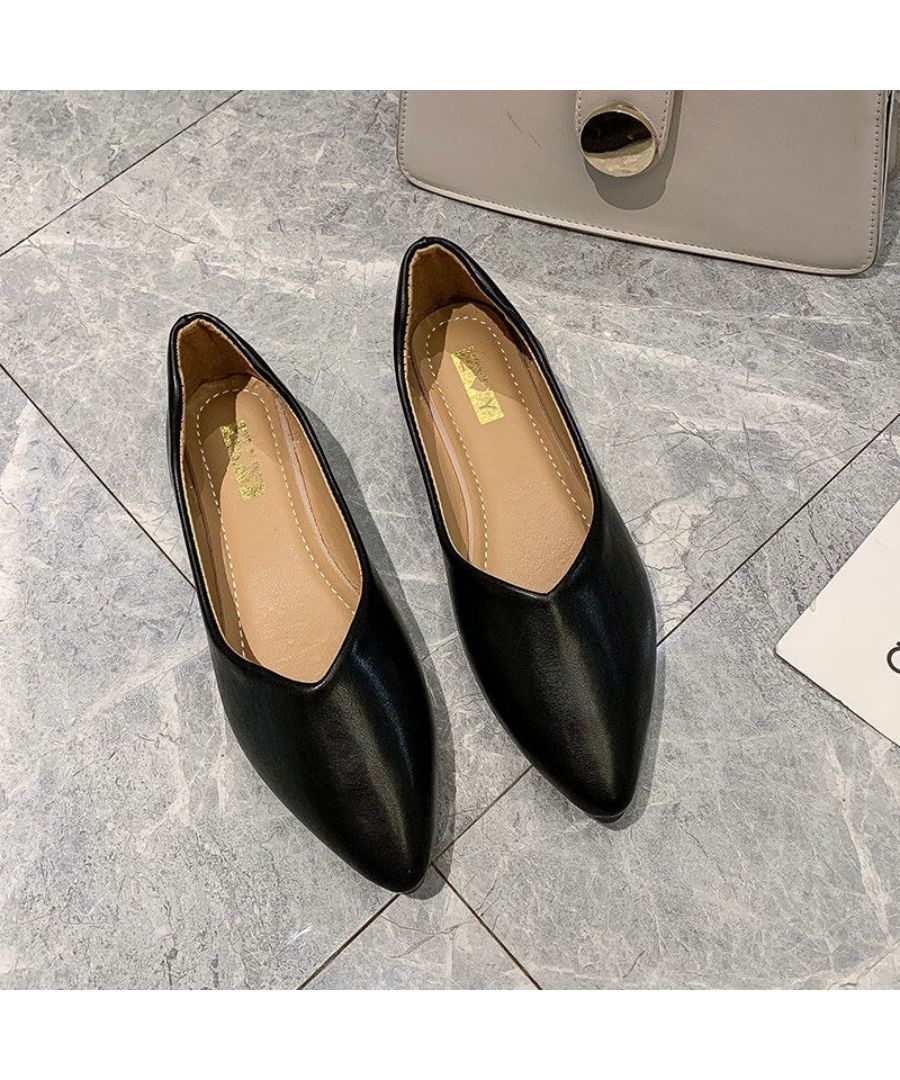 最佳商店 Beststore 尖頭平底鞋 包鞋 平底 女士 美腿 尖頭平底鞋 低跟 不痛的鞋子 辦公室 芭蕾鞋