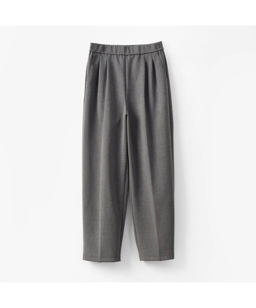 Beststore Stretch Center Press Tapered Pants Neat Office Casual Waist Elastic Lux Pants Beautiful Legs Pants Be-Gee Estel Seekers Pants