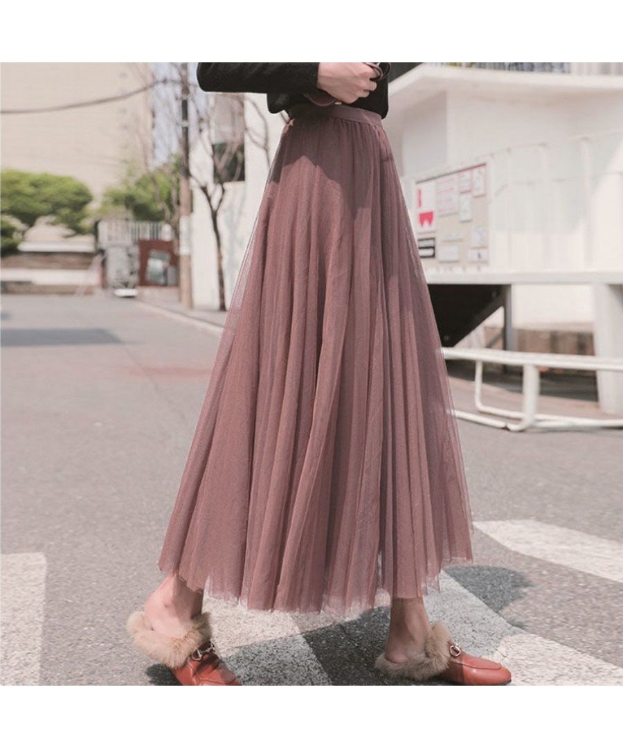 ベストストア Beststore チュールスカート ロング チュールスカート マキシ マキシスカート ウエストゴム ふわっとチュール 春 夏 秋 裏地あり フレアスカート 配色 膝丈 無地 ロン （ホワイト） ホワイト