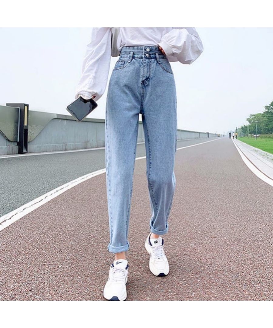 最佳商店 Beststore 高腰分層牛仔修身褲 底褲 成人美腿 韓國 分層風 牛仔 直筒牛仔褲 捲邊 牛仔褲 修身底褲