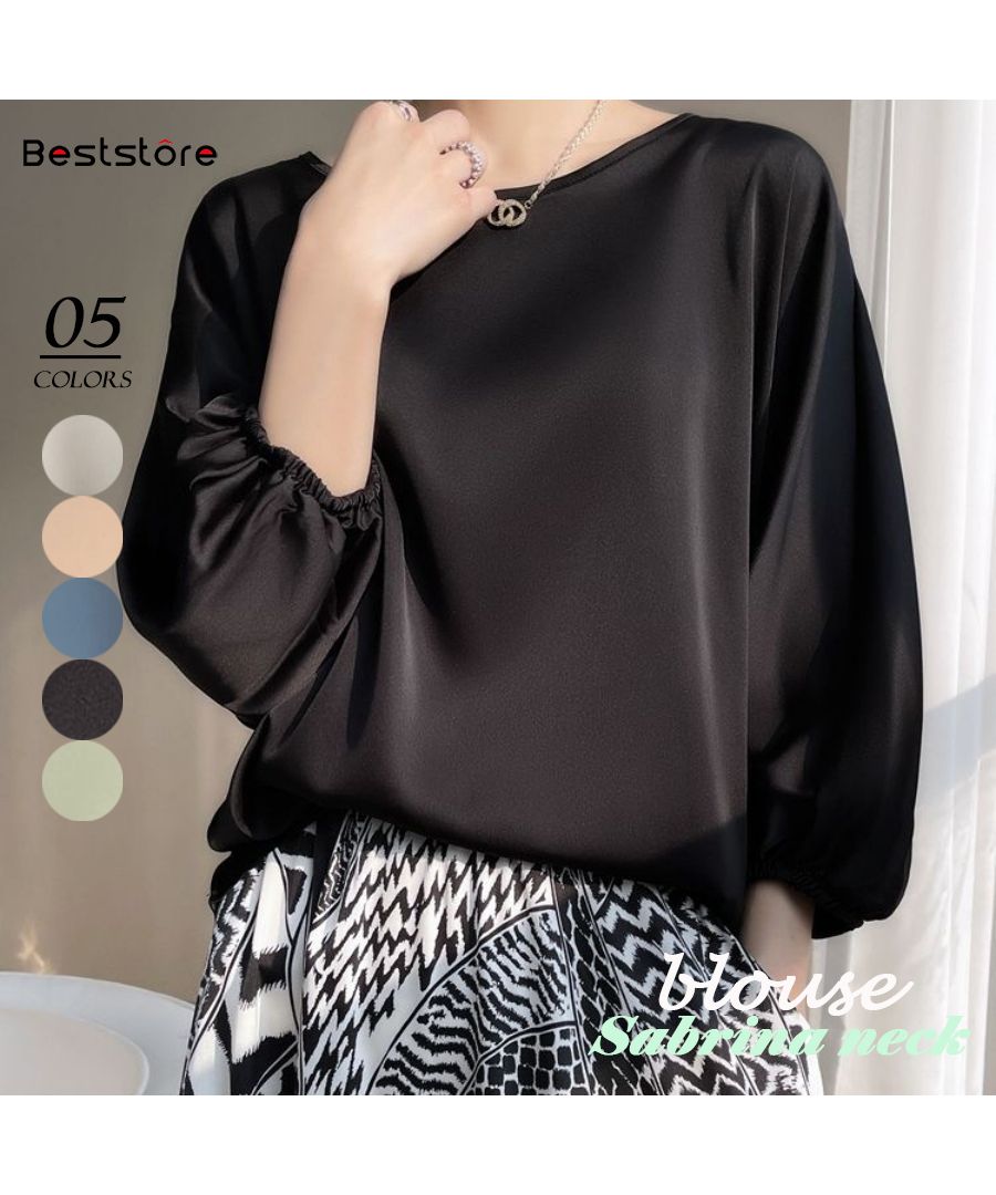Beststore Tops Shirt Blouse Long Sleeve Women's Spring Summer Autumn V-Neck Scarf Tie Blouse Office Casual Flowing Shirt Commuting Long Sleeve Shirt Blouse 30s 40s Korean