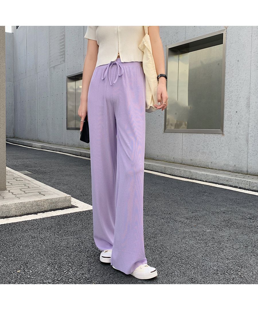 ベストストア Beststore ワイドパンツ プリーツリラックス ゆったりリラックスガウチョ ウエストゴム フリル 体型カバー カジュアルルーム ウエアリブイージーパンツ ガウチョパンツ 春夏