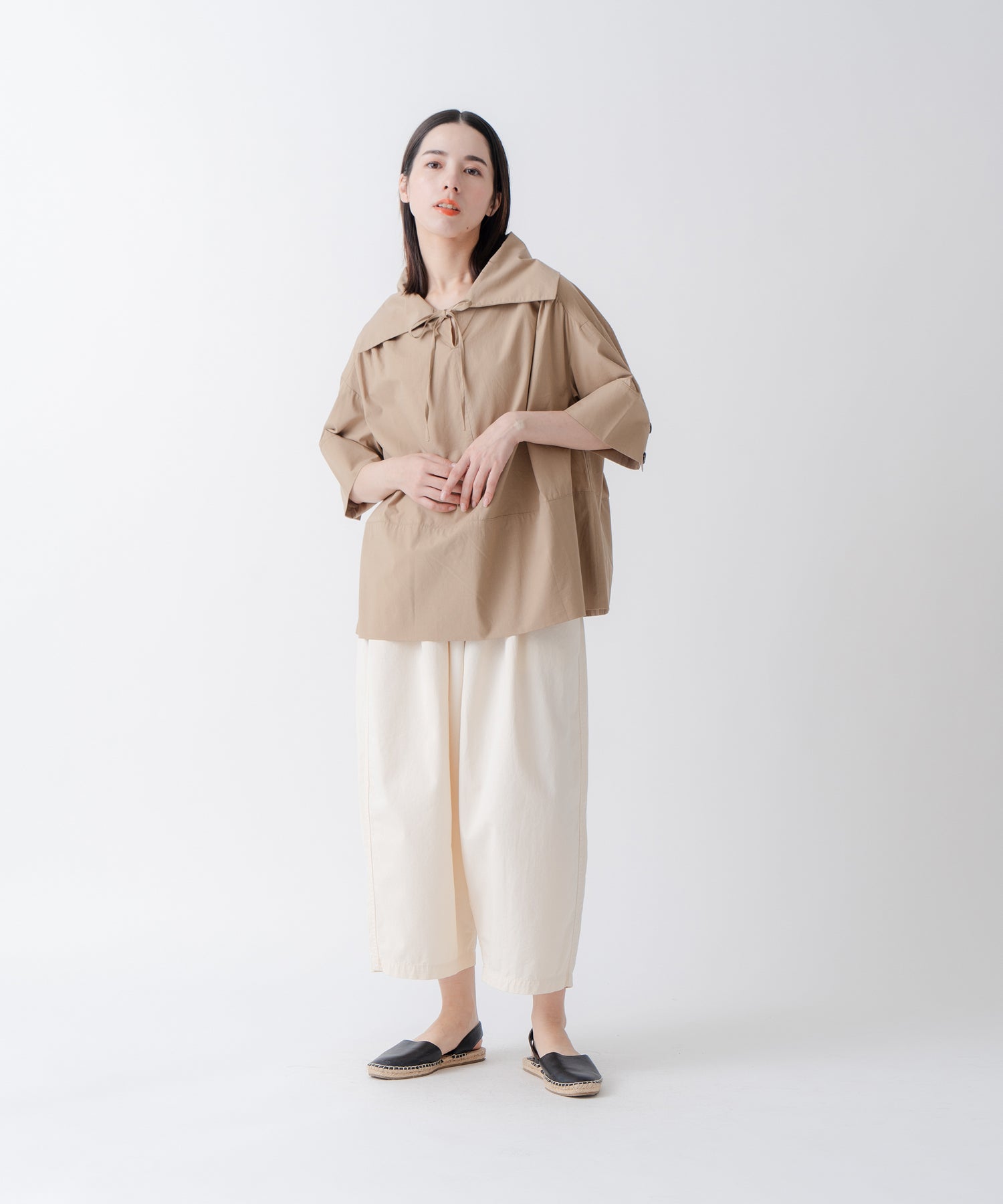 ケレン Kelen 「KELEN/ケレン」ワイドカラートップス （BEIGE） BEIGE