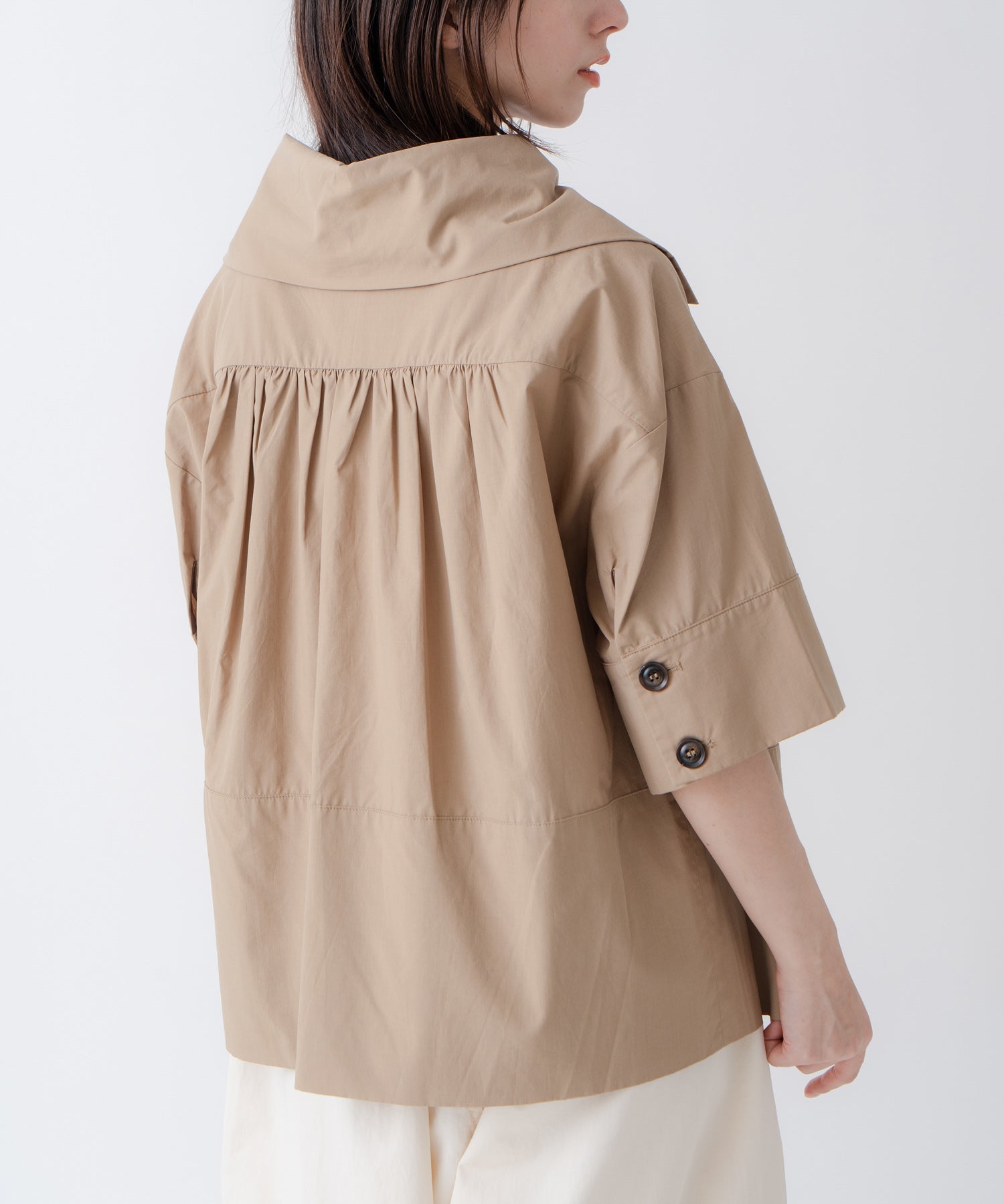 ケレン Kelen 「KELEN/ケレン」ワイドカラートップス （BEIGE） BEIGE