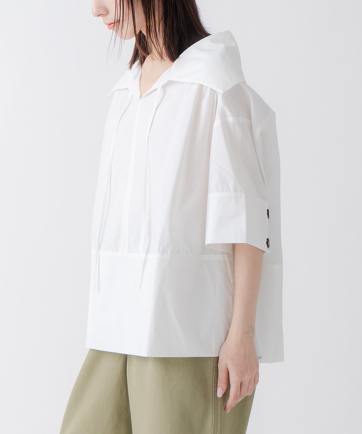 ケレン Kelen 「KELEN/ケレン」ワイドカラートップス （BEIGE） BEIGE