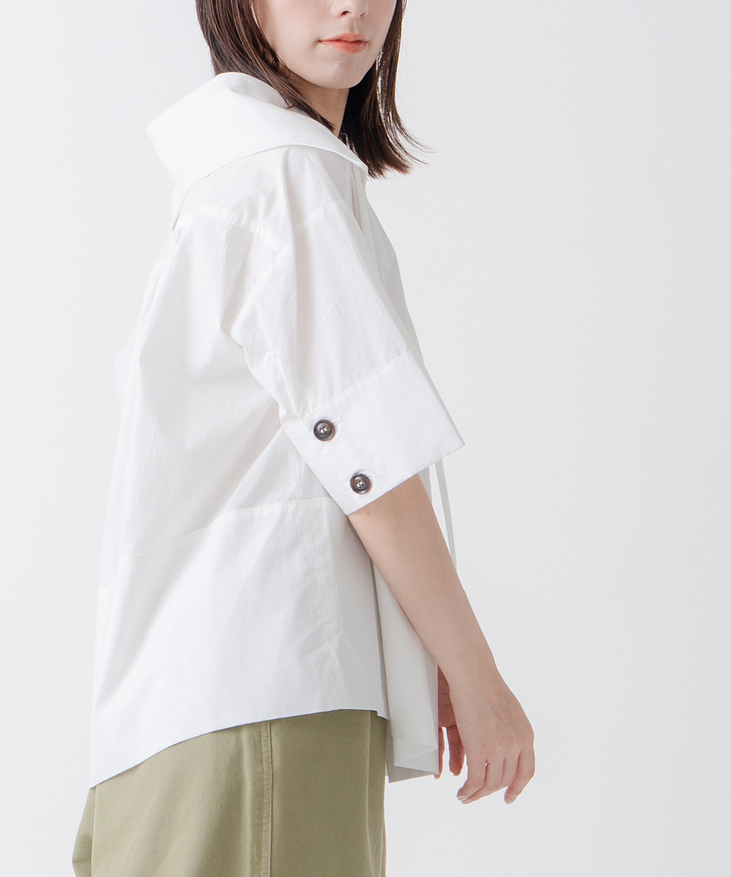 ケレン Kelen 「KELEN/ケレン」ワイドカラートップス （BEIGE） BEIGE