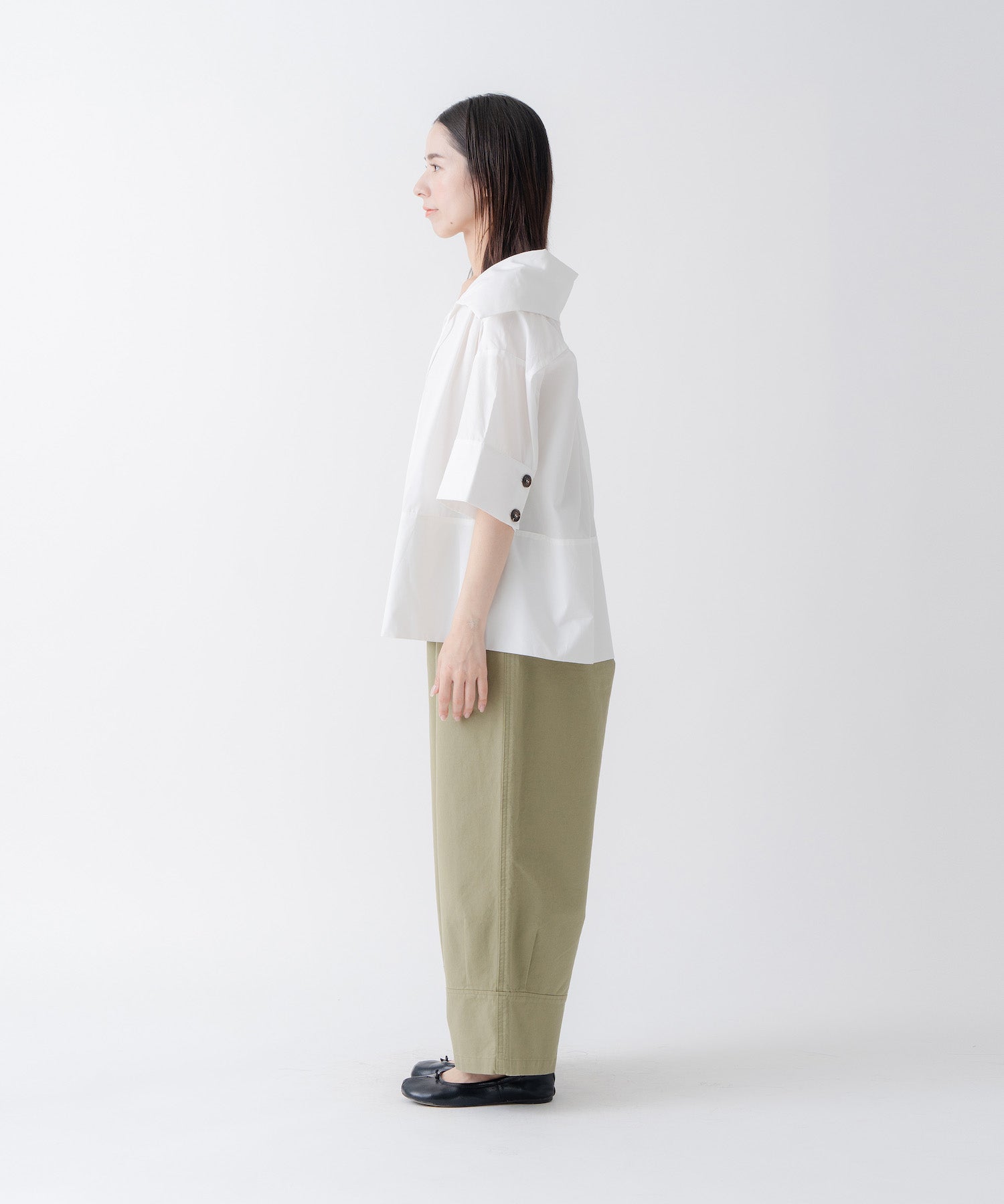 ケレン Kelen 「KELEN/ケレン」ワイドカラートップス （BEIGE） BEIGE