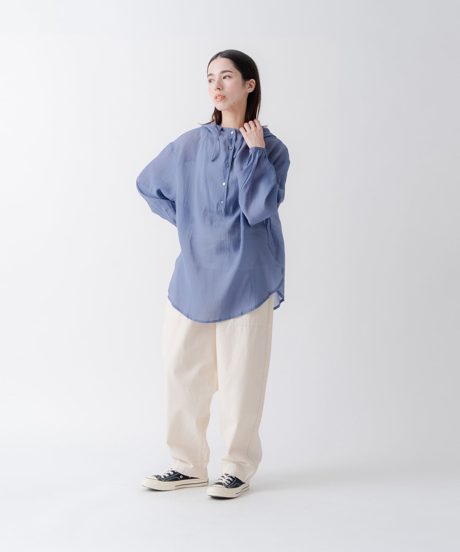 ケレン Kelen 「KELEN/ケレン」シアーアノラックトップス （BROWN） BROWN