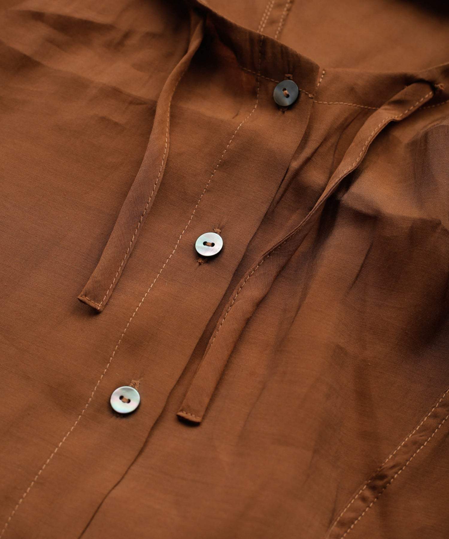ケレン Kelen 「KELEN/ケレン」シアーアノラックトップス （BROWN） BROWN