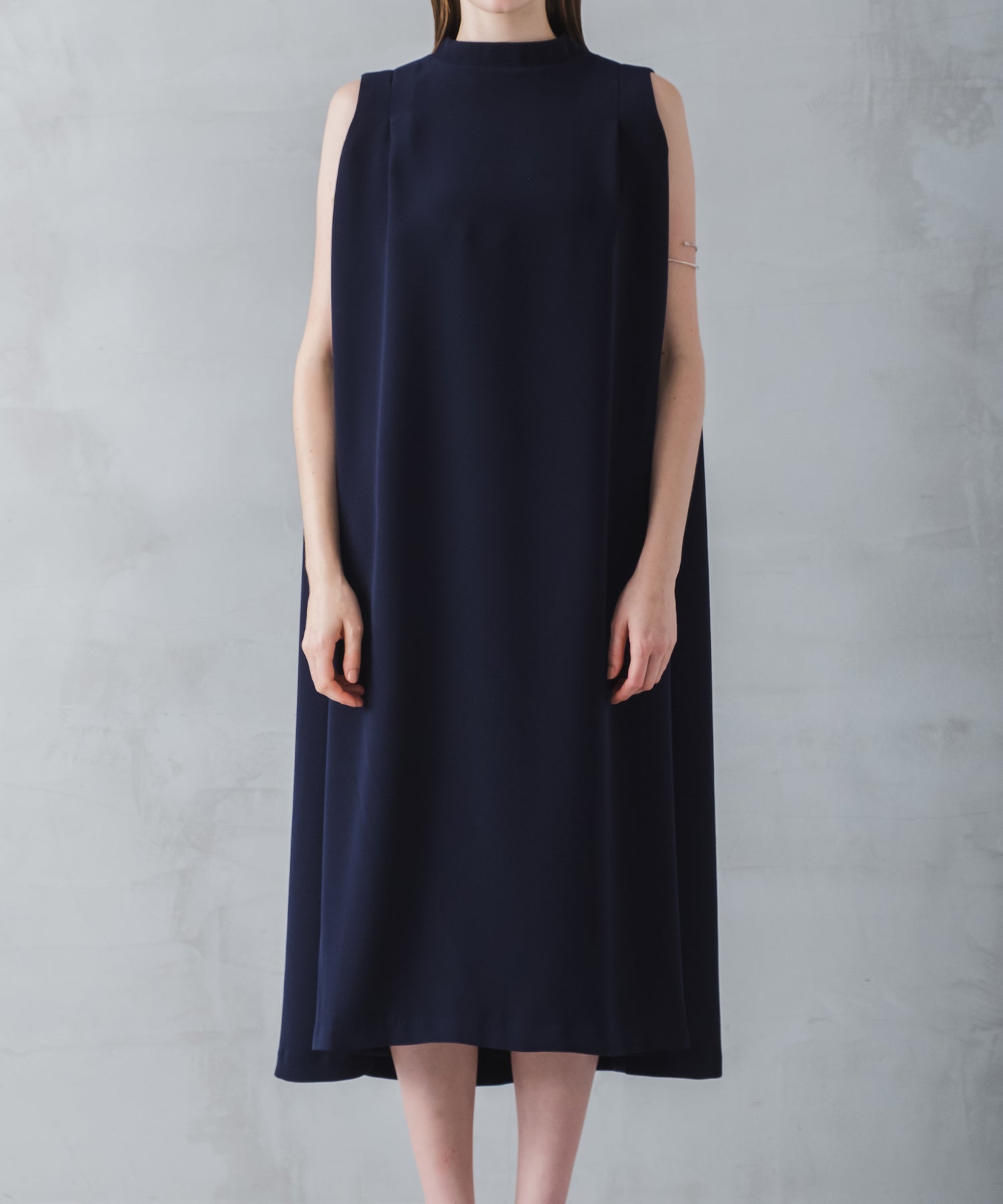 ホワイト whyto. 「WHYTO./ホワイト」タックフレアドレス （NAVY） NAVY