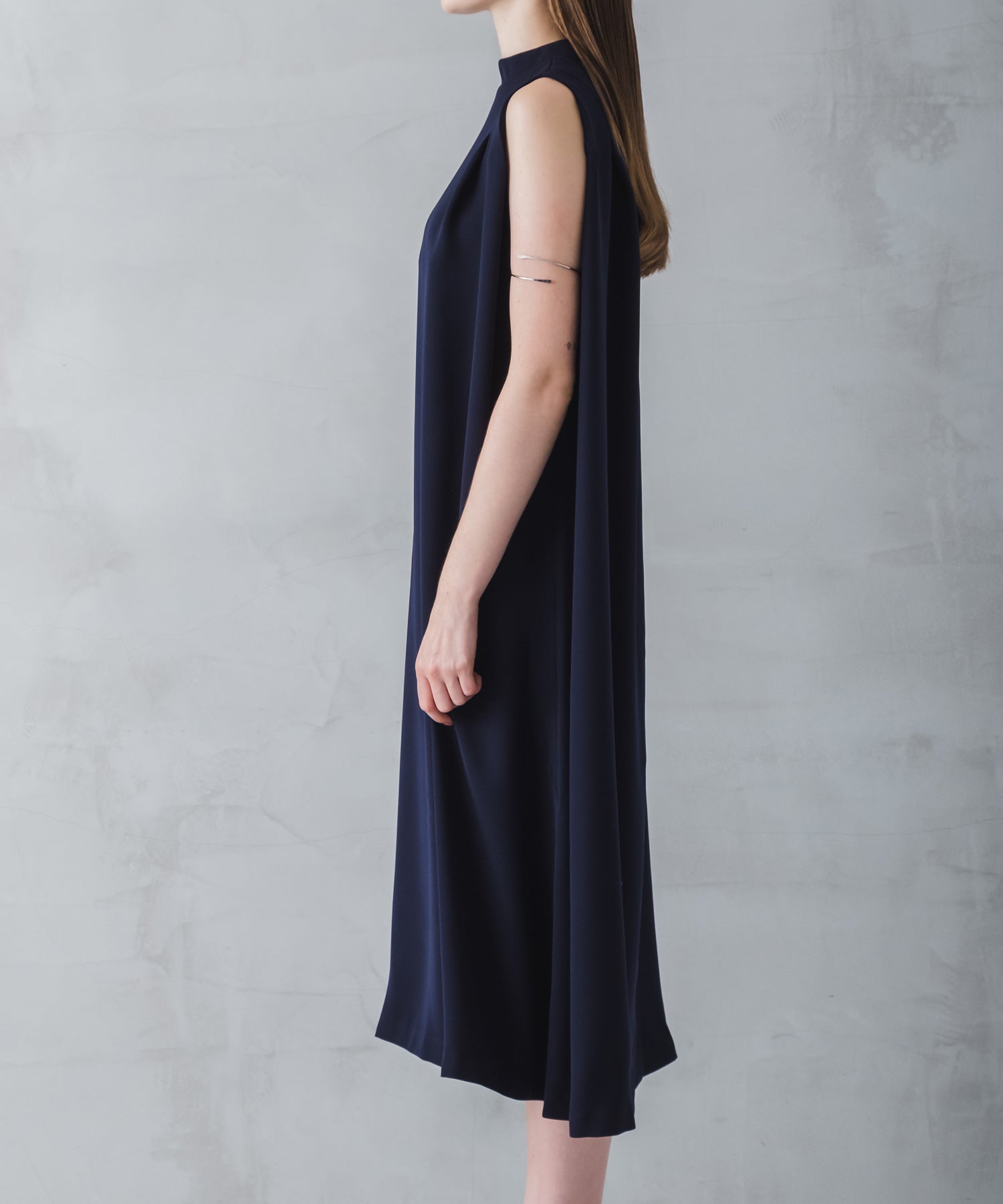 ホワイト whyto. 「WHYTO./ホワイト」タックフレアドレス （NAVY） NAVY