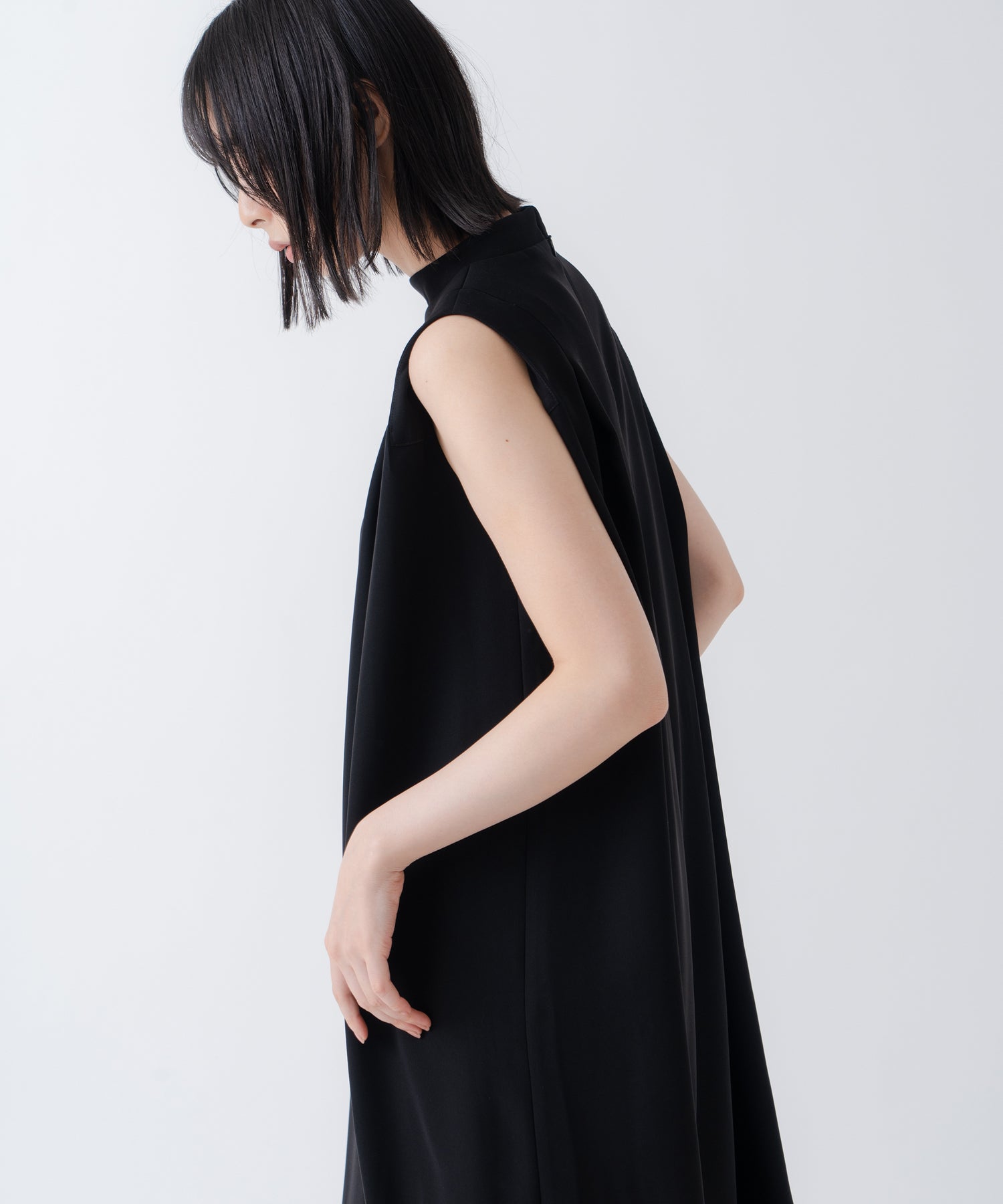 ホワイト whyto. 「WHYTO./ホワイト」タックフレアドレス （NAVY） NAVY