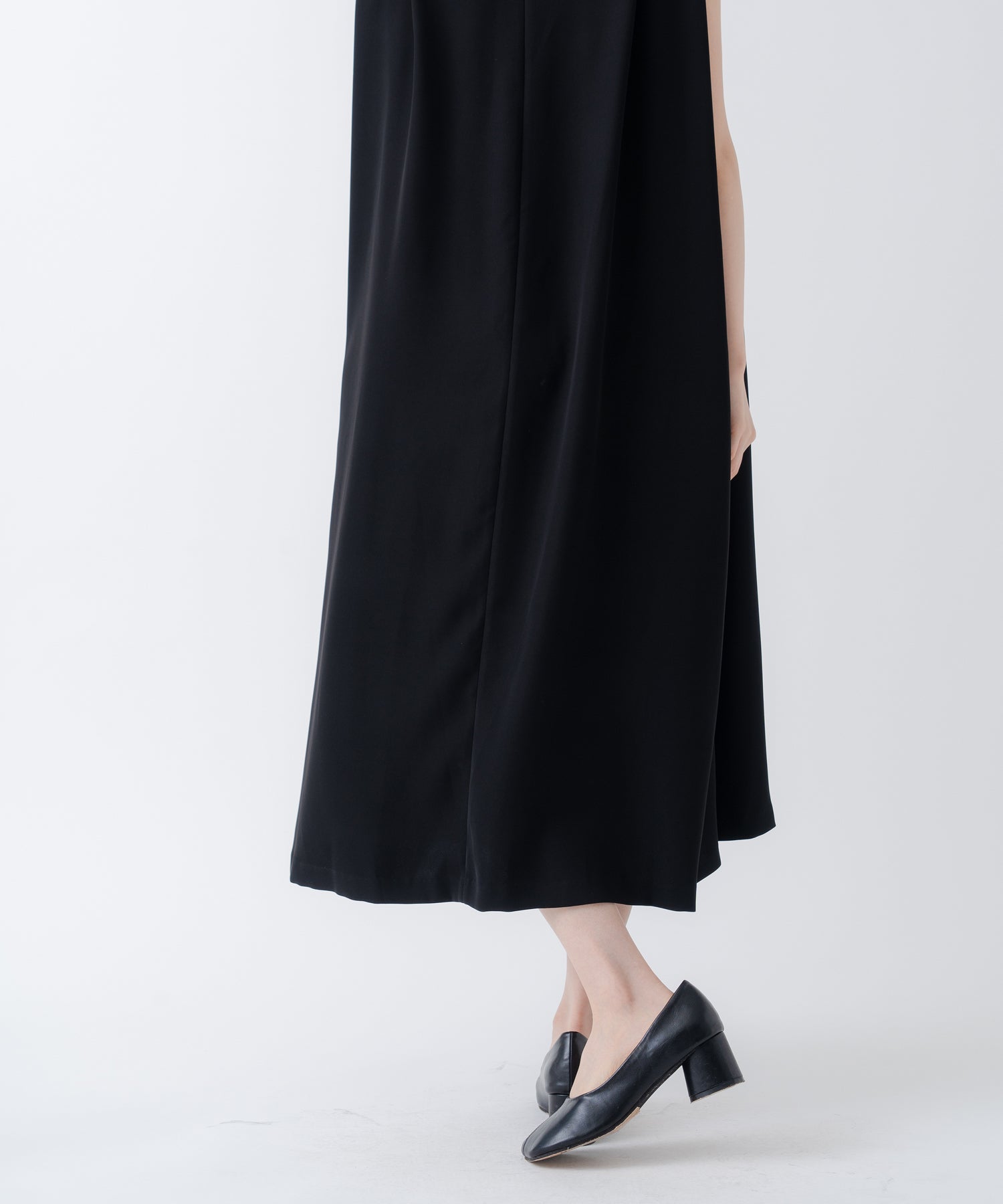 ホワイト whyto. 「WHYTO./ホワイト」タックフレアドレス （NAVY） NAVY