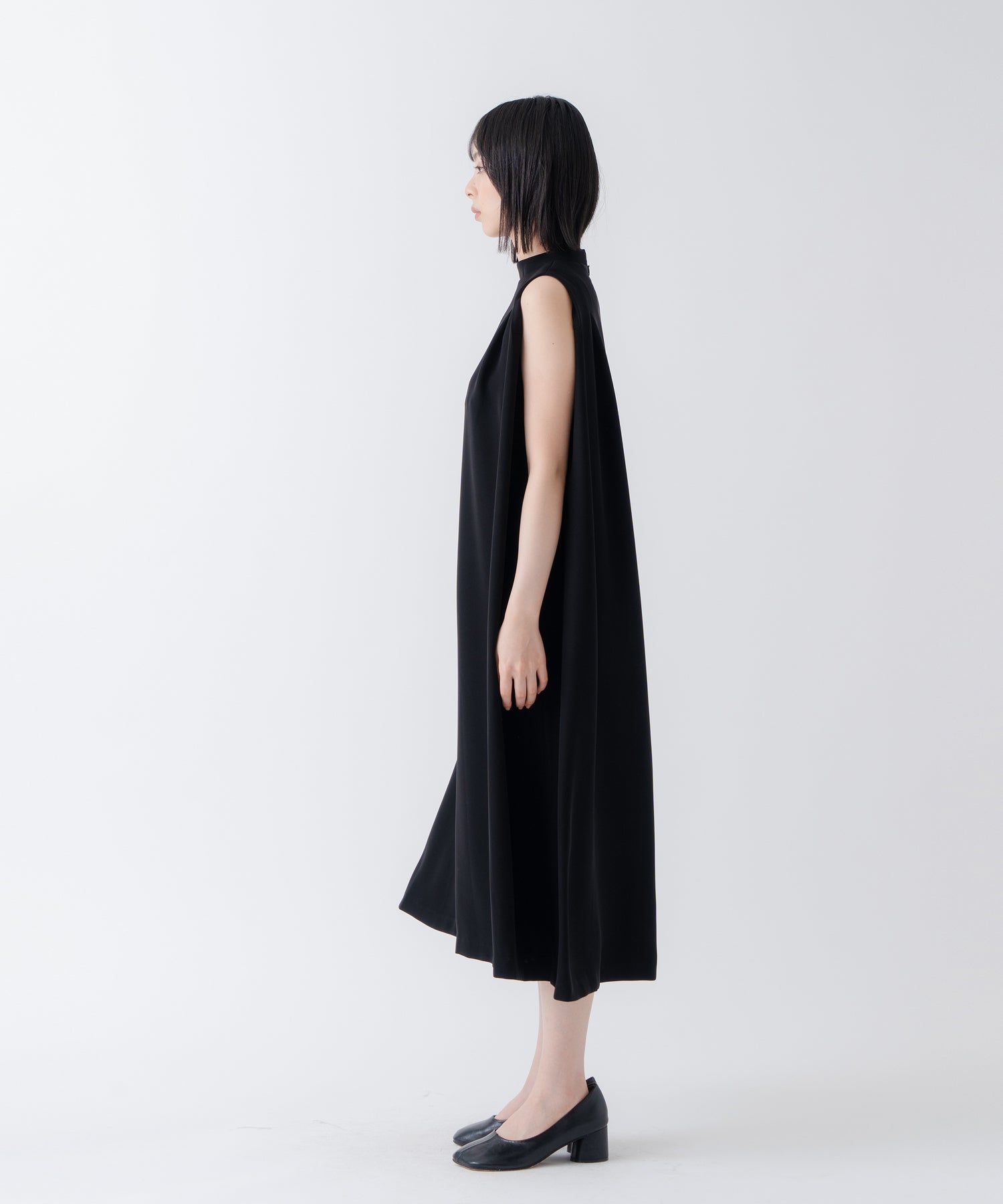 ホワイト whyto. 「WHYTO./ホワイト」タックフレアドレス （NAVY） NAVY