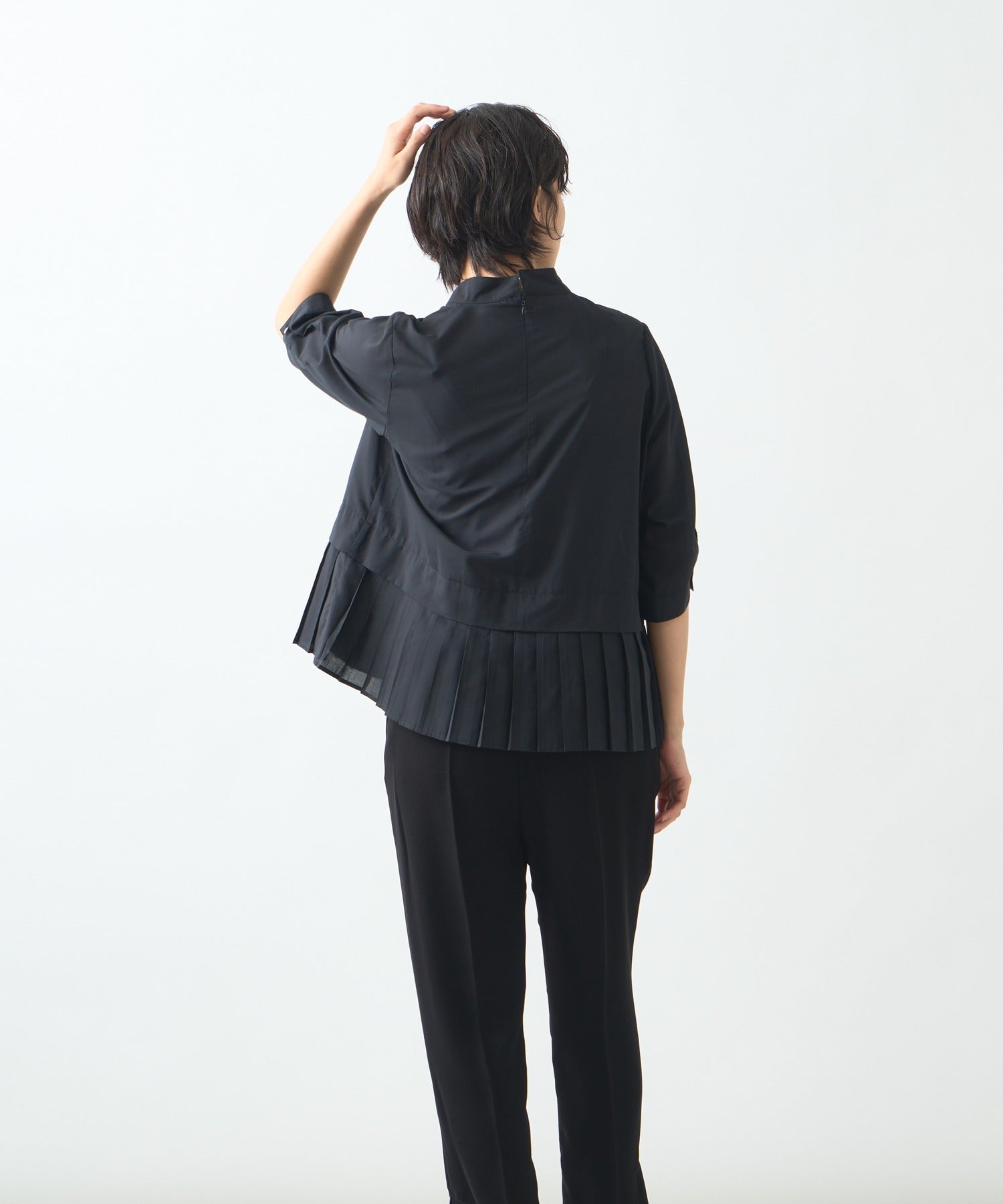 ホワイト whyto. 「WHYTO./ホワイト」Hempleatsblouse