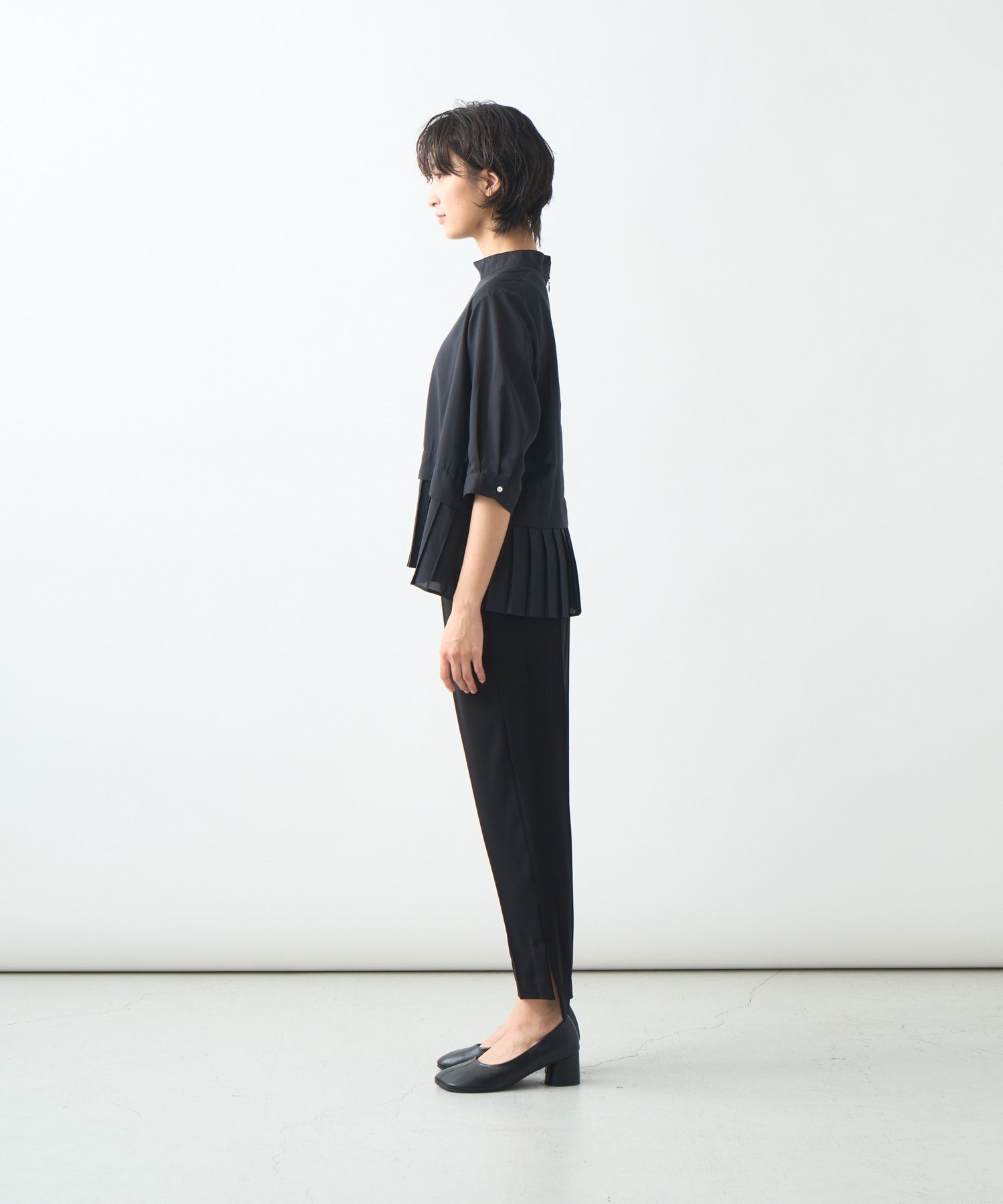 ホワイト whyto. 「WHYTO./ホワイト」Hempleatsblouse