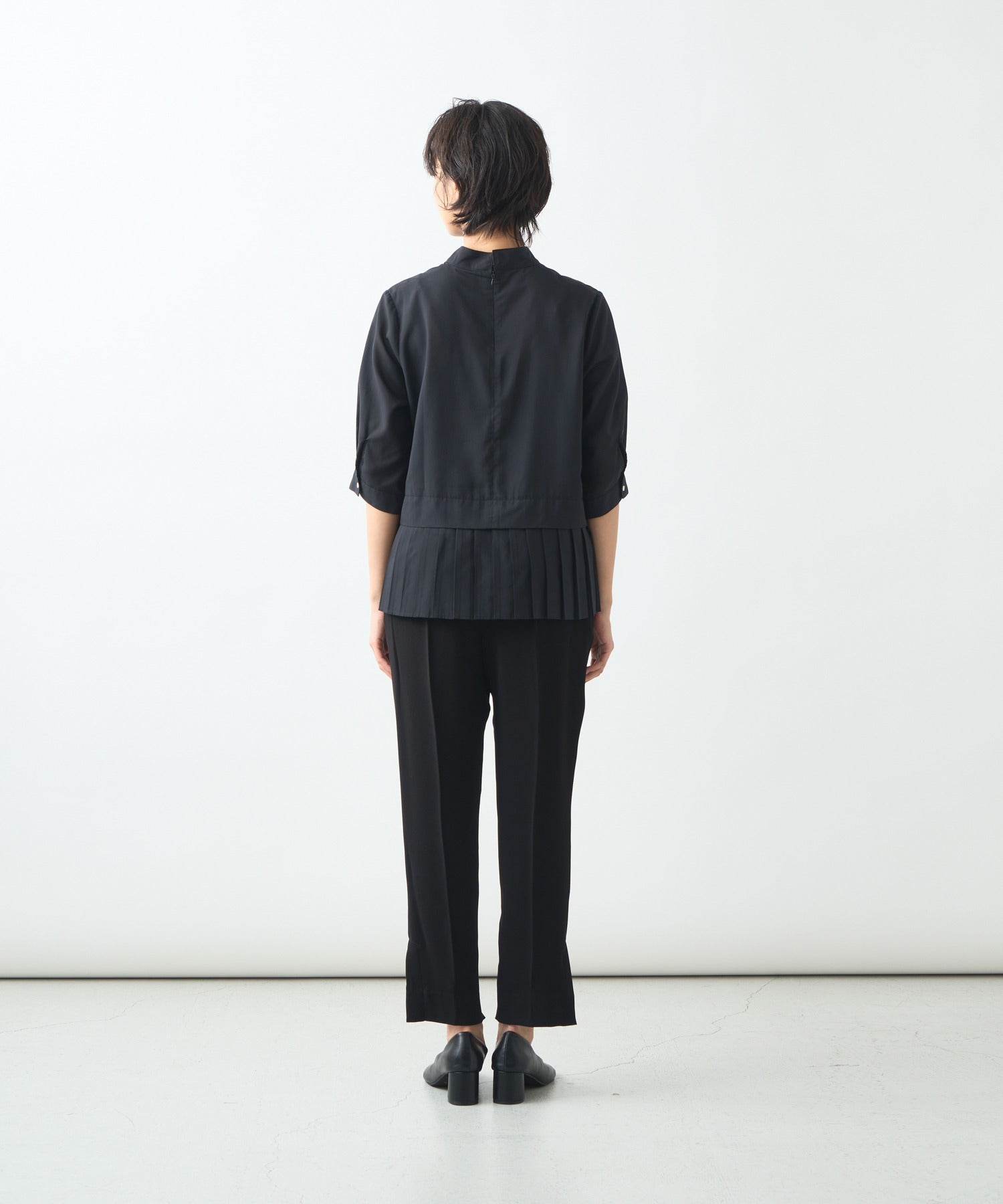 ホワイト whyto. 「WHYTO./ホワイト」Hempleatsblouse