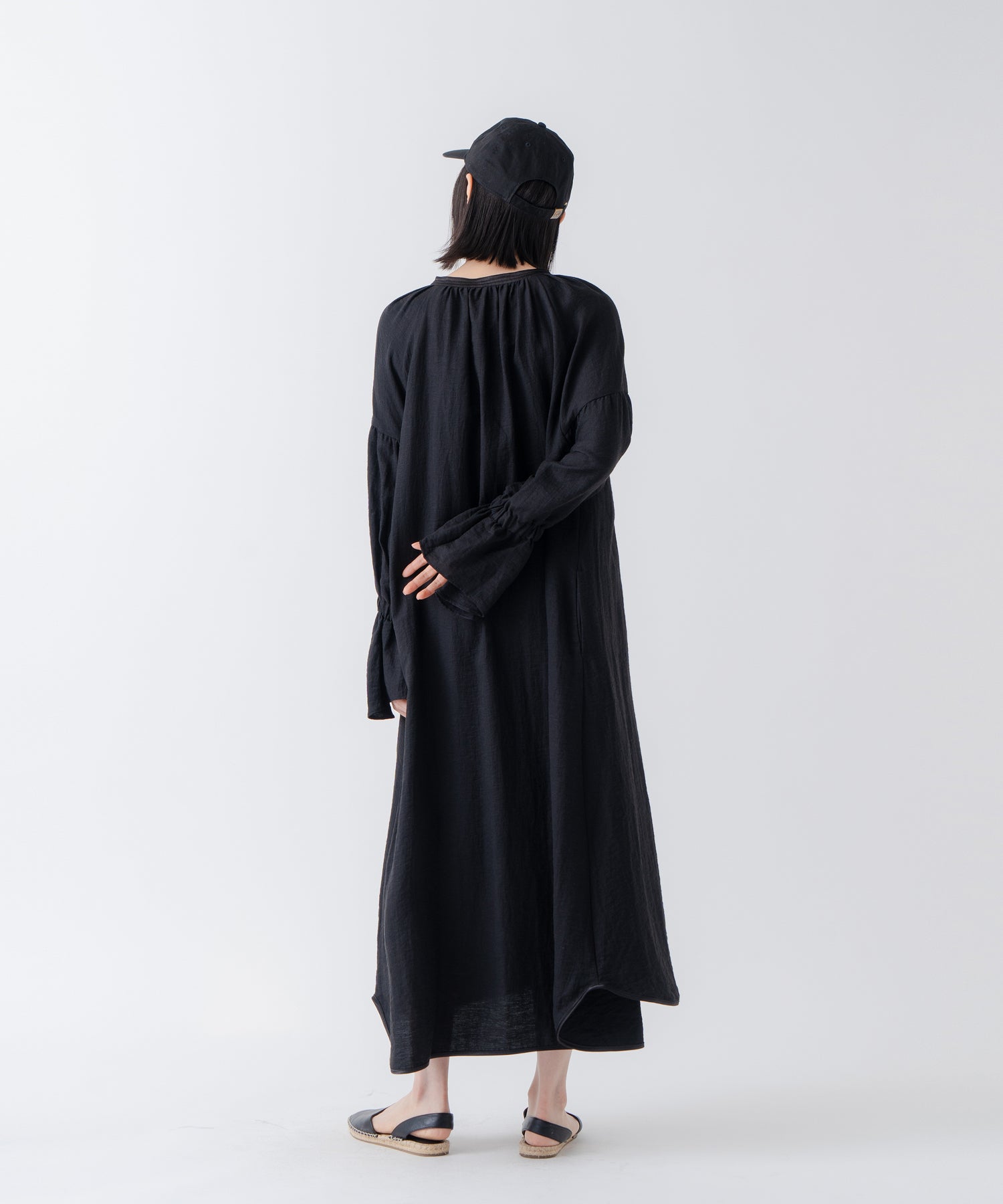 白色 whyto. 「WHYTO./白色」聚集袖口連衣裙