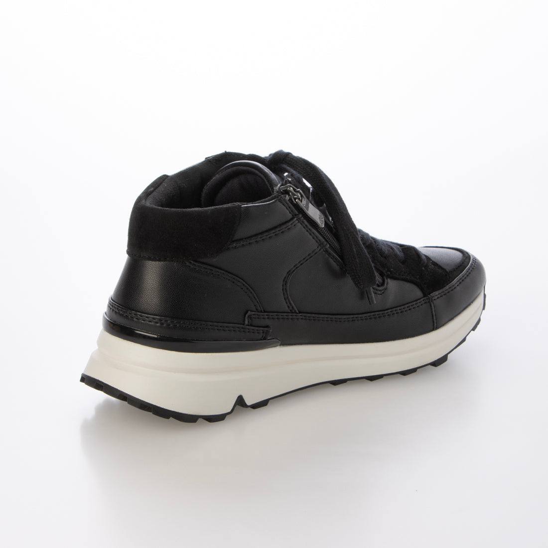 ブソラ bussola ブソラ本革コンビスニーカー （Black） Black