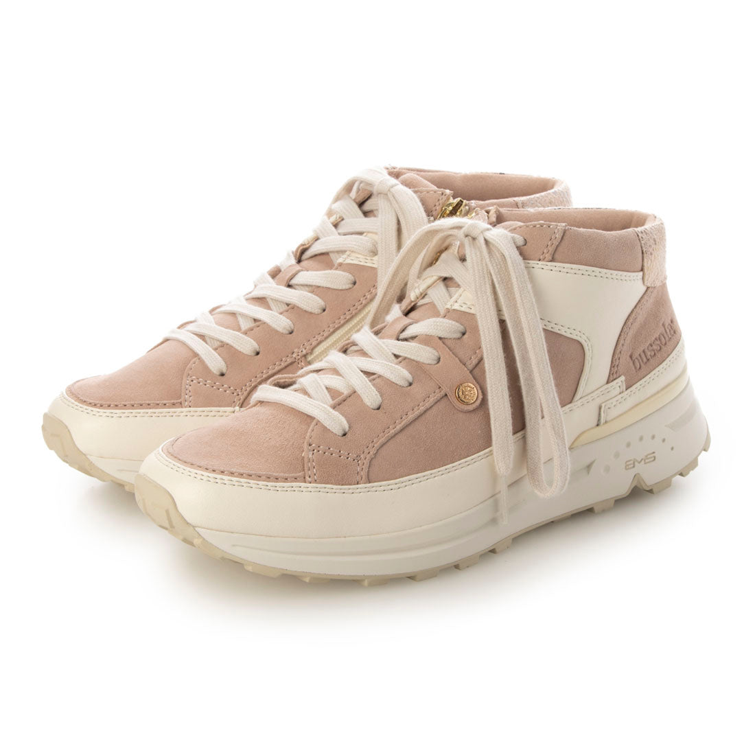 ブソラ bussola ブソラ本革コンビスニーカー （Pink） Pink