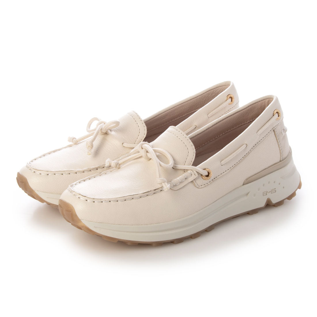 bussola BMS genuine leather ribbon loafer