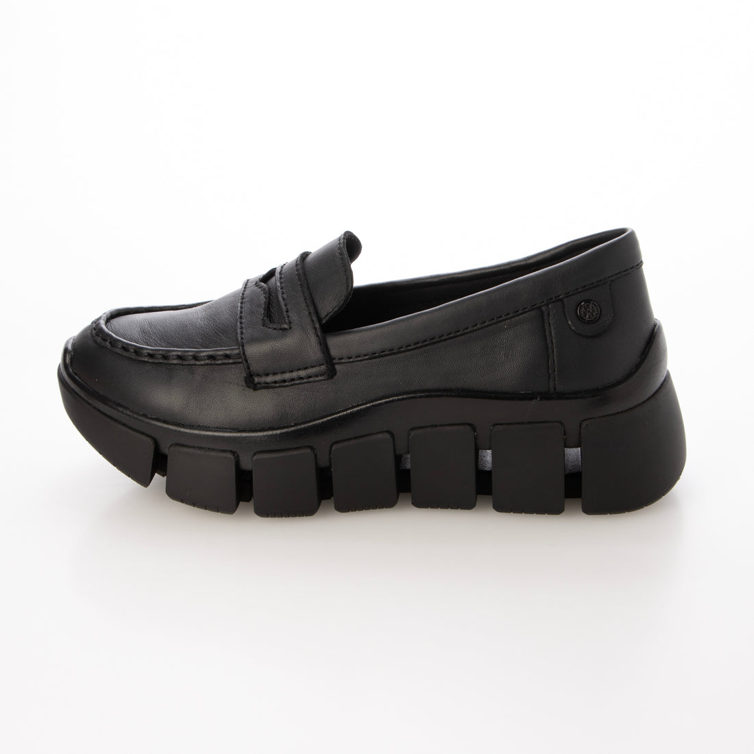 ブソラ bussola ブソラ超屈曲ソールボリュームソールローファー （SHEEP VELVET NAPPA BLACK） SHEEP VELVET NAPPA BLACK