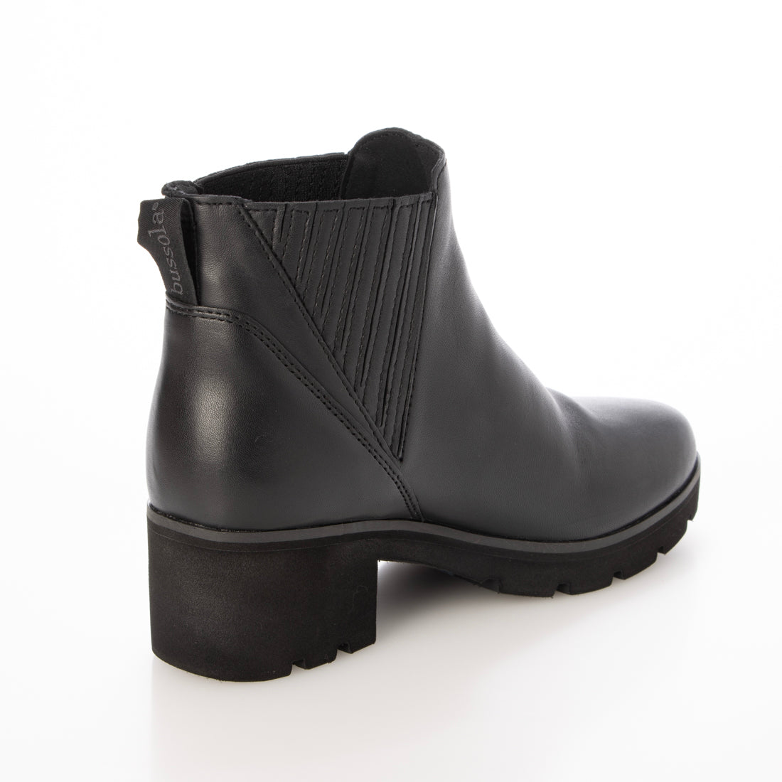 ブソラ bussola ブソラ山羊革サイドゴアブーツ （SHEEP VELVET NAPPA BLACK） SHEEP VELVET NAPPA BLACK