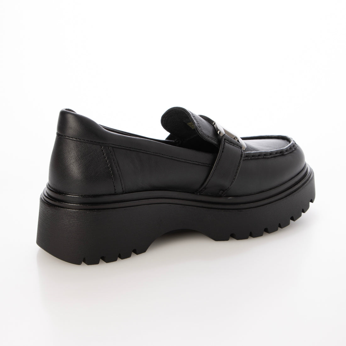 ブソラ bussola ブソラ本革撥水ボリュームソールローファー （SHEEP VELVET NAPPA BLACK） SHEEP VELVET NAPPA BLACK