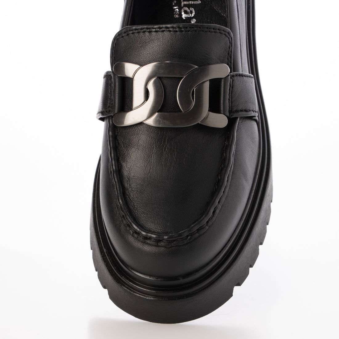 ブソラ bussola ブソラ本革撥水ボリュームソールローファー （SHEEP VELVET NAPPA BLACK） SHEEP VELVET NAPPA BLACK
