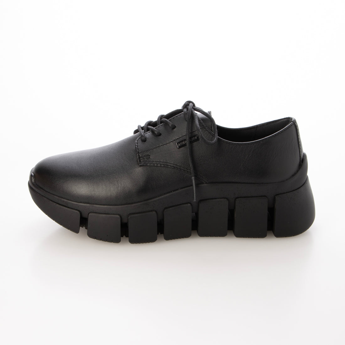 ブソラ bussola 晴雨兼用厚底ダービーシューズ （ブラック） ブラック