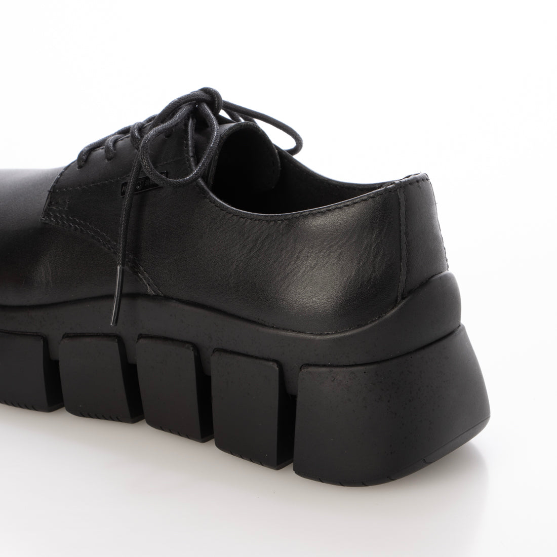 ブソラ bussola 晴雨兼用厚底ダービーシューズ （ブラック） ブラック