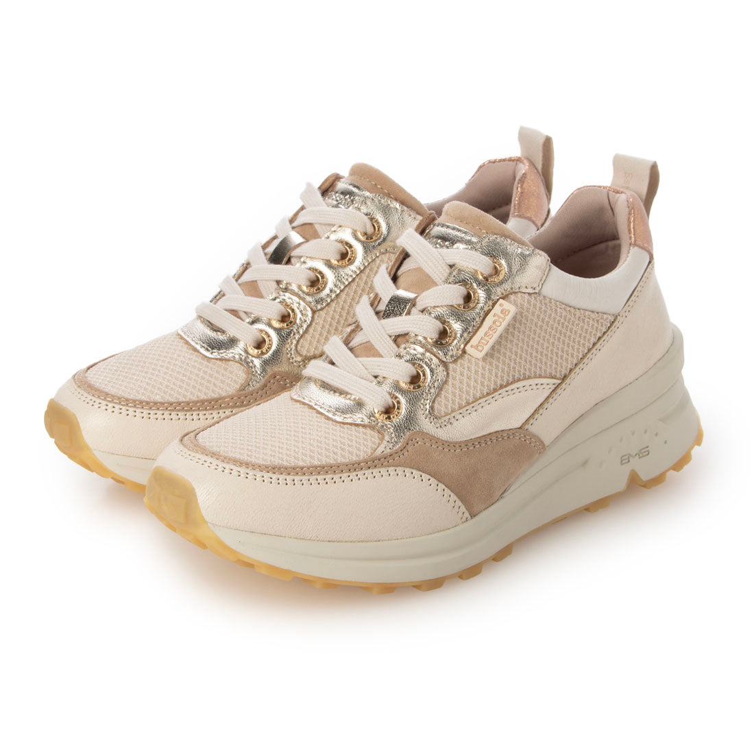 ブソラ bussola ブソラ本革BMSソールコンビスニーカー （ANGORA） ANGORA
