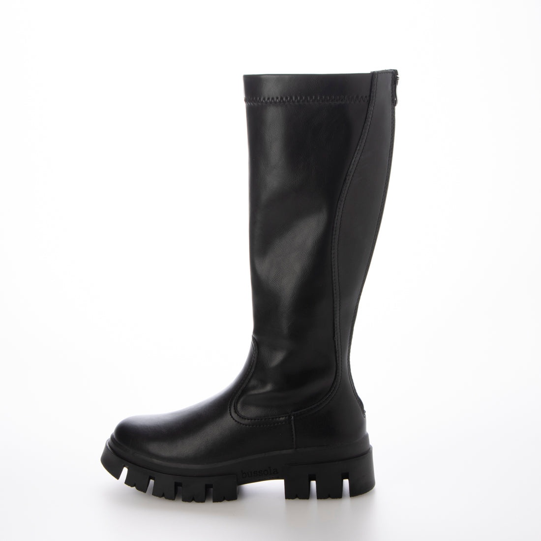 Bussola water-repellent thick-soled design sole long boots