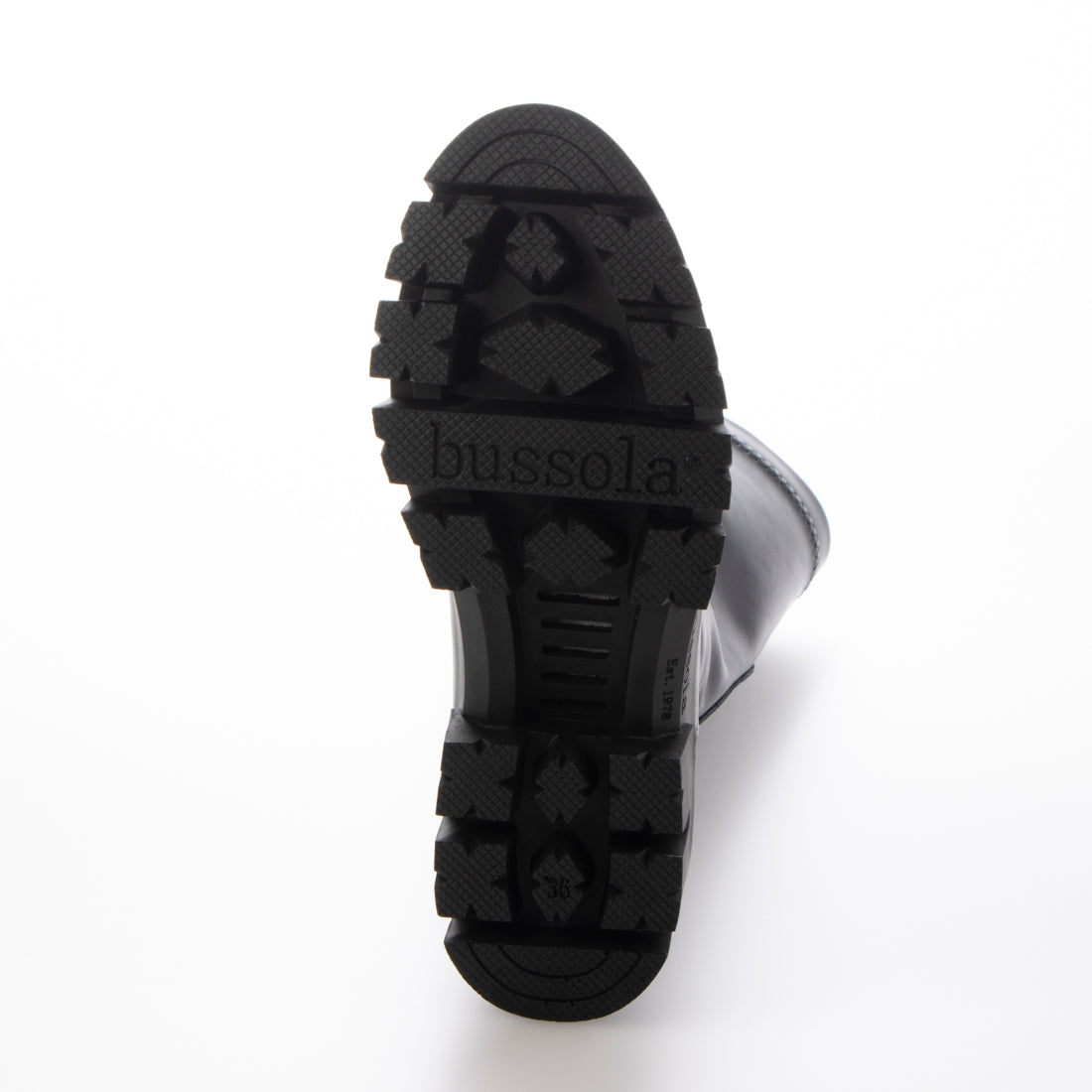 Bussola water-repellent thick-soled design sole long boots