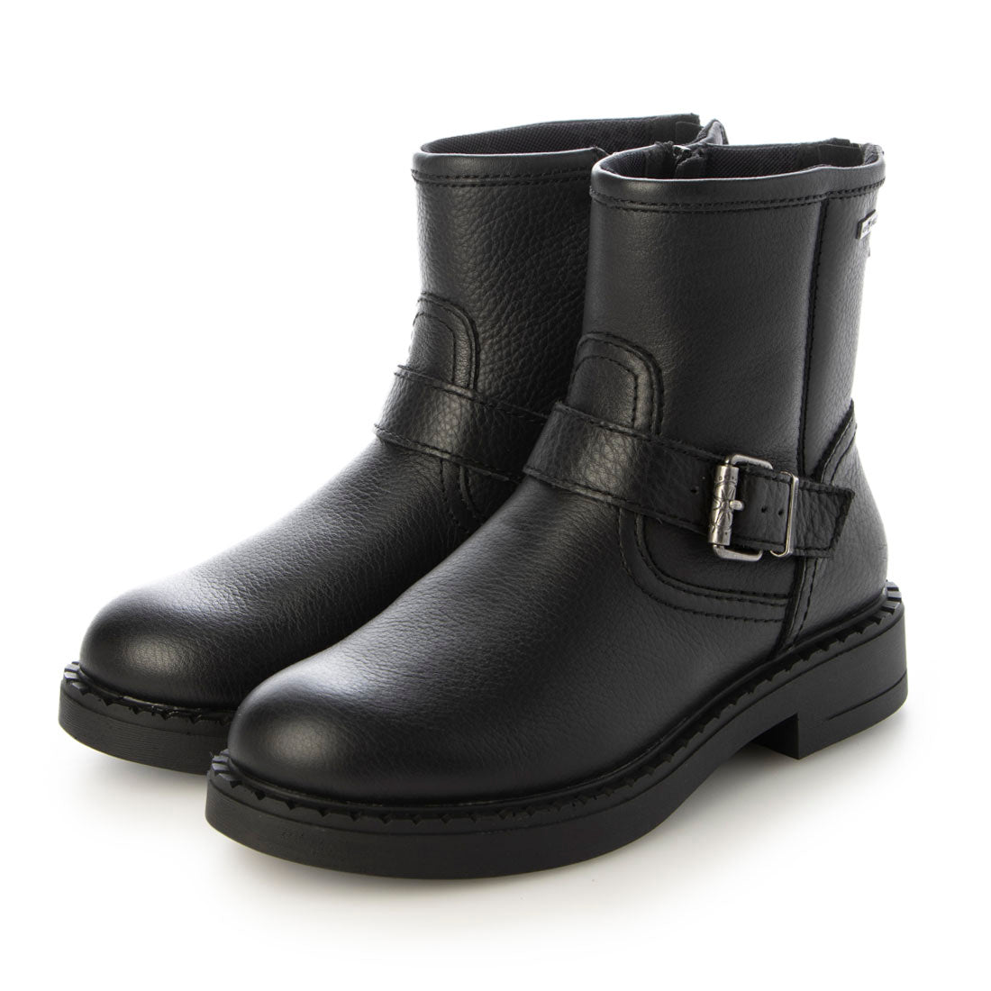 Bussola leather short boots with belt for all weather use