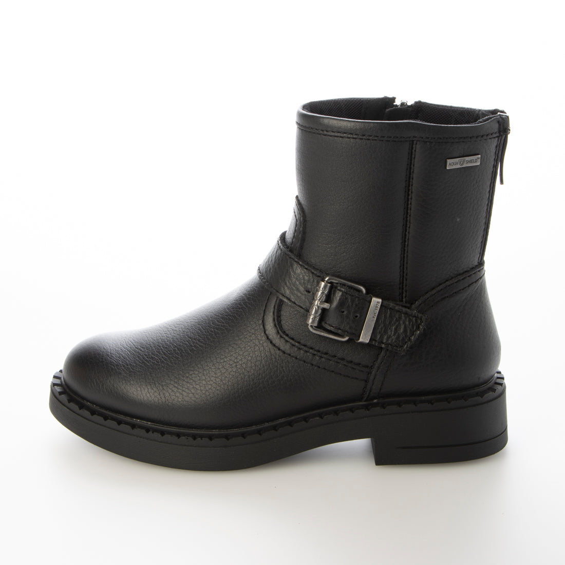 Bussola leather short boots with belt for all weather use