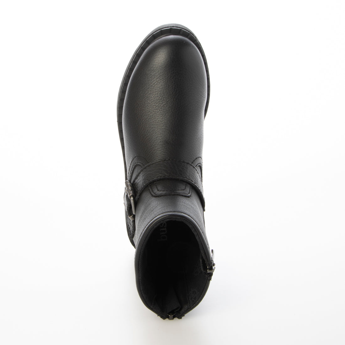 Bussola leather short boots with belt for all weather use