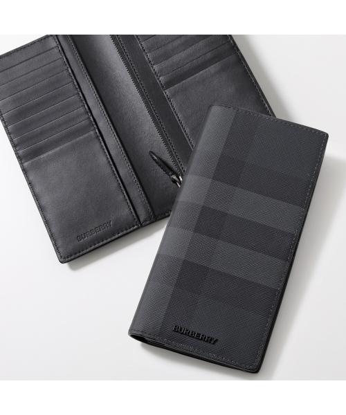 バーバリー BURBERRY BURBERRY 二つ折り長財布 MS CAVENDISH BRT 8070199 （A1208/CHARCOAL） A1208/CHARCOAL