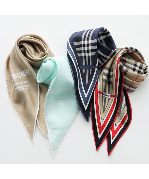 BURBERRY BURBERRY BURBERRY Scarf SS LOSANGE Diamond Shape silk