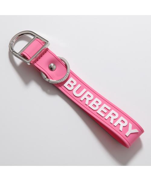 バーバリー BURBERRY BURBERRY キーリング LOGO KEY CHAIN 8071076 A8407 （BUBBLEGUM-PINK/ピンク） BUBBLEGUM-PINK/ピンク