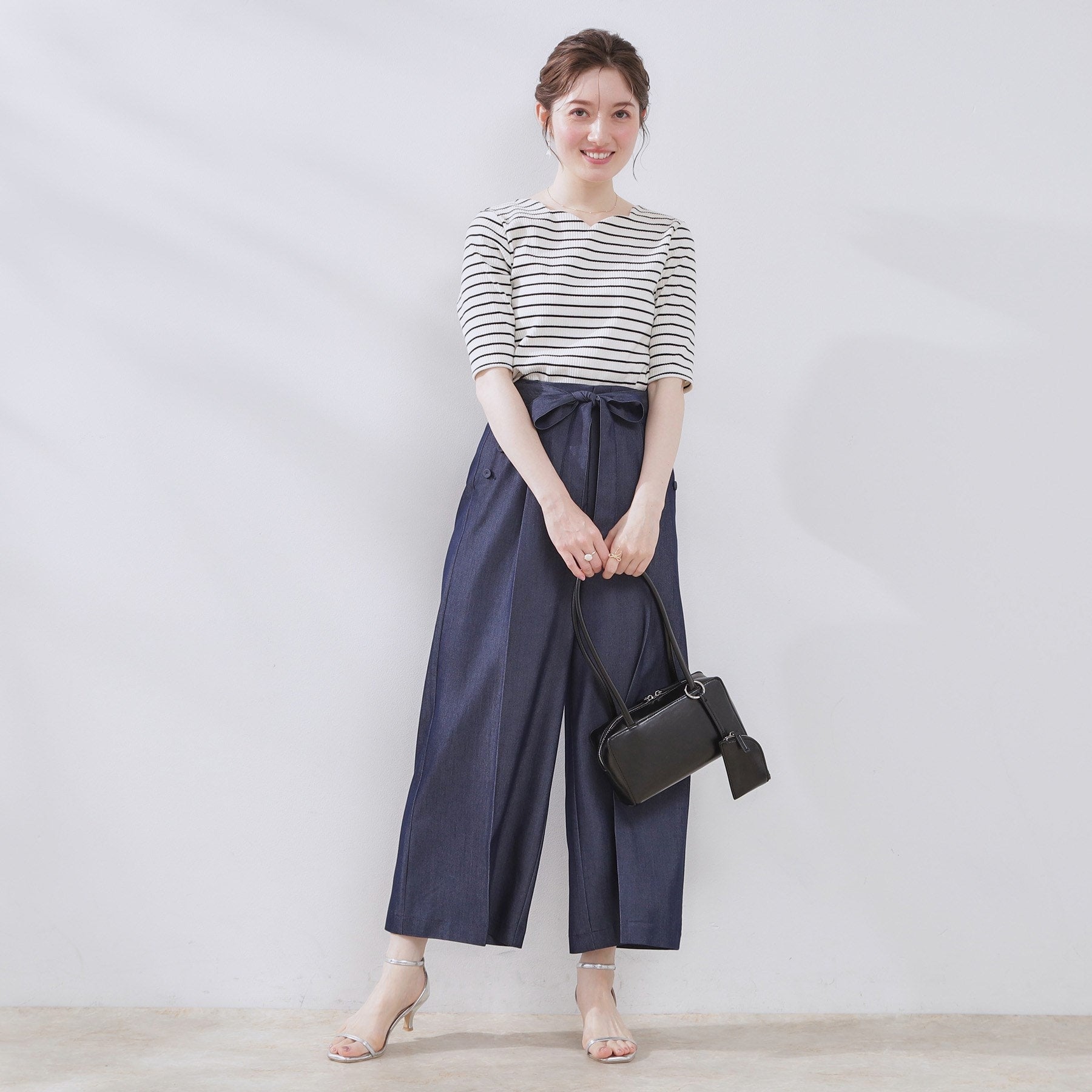 クチュール ブローチ Couture Brooch スクエアロングハンドルバッグ （ブラック(019)） ブラック(019)