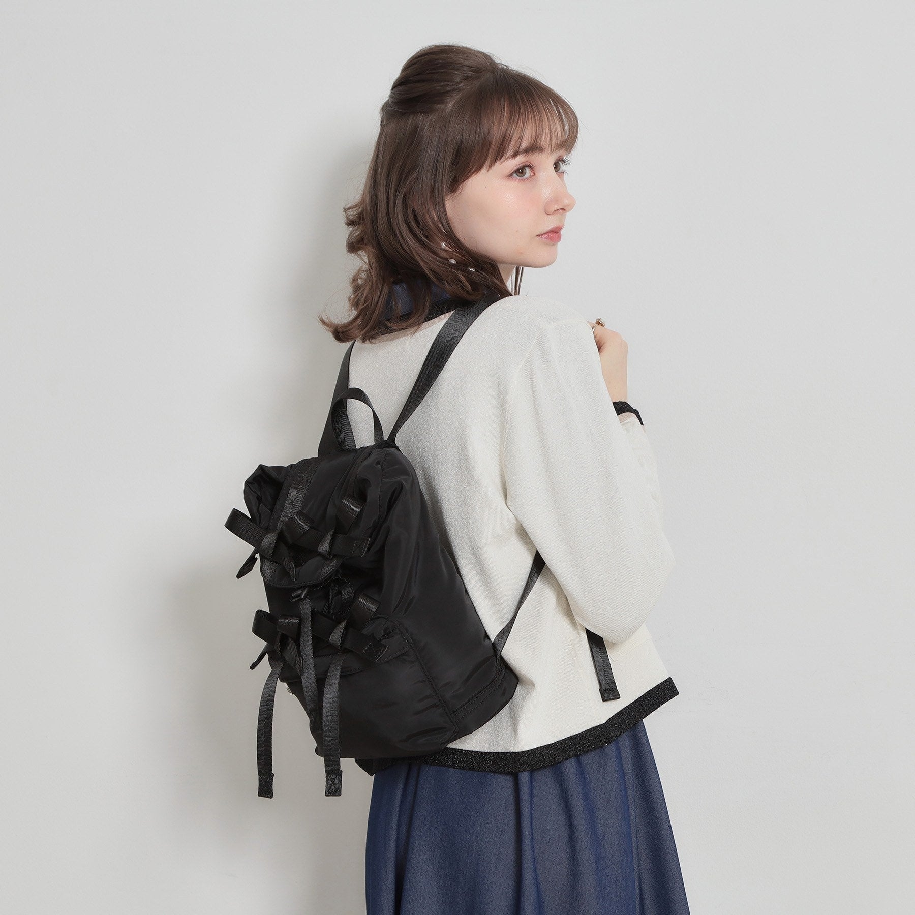 クチュール ブローチ Couture Brooch ミニリボンバックパック （ブラック(019)） ブラック(019)