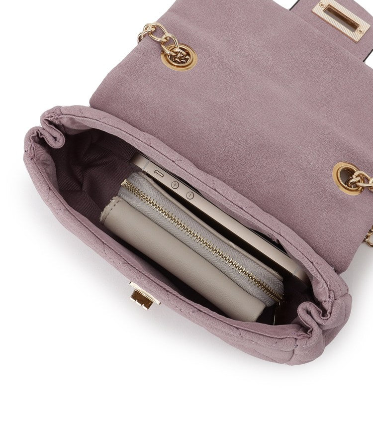 クチュール ブローチ Couture Brooch スエード調ミニショルダーバッグ （ピンク(072)） ピンク(072)