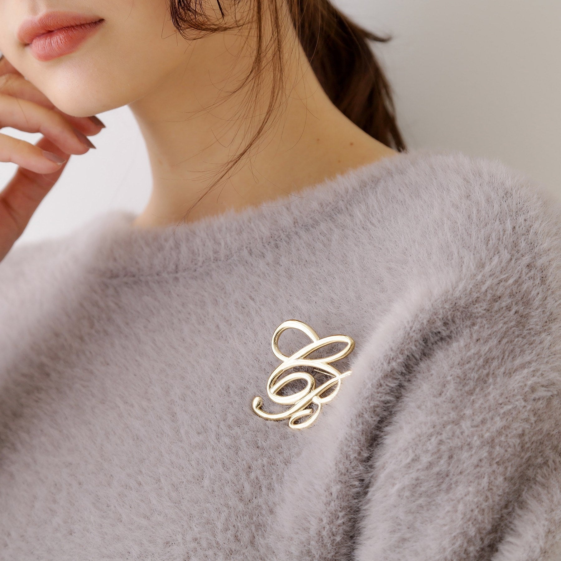 クチュール ブローチ Couture Brooch CBロゴブローチ （ゴールド(007)） ゴールド(007)
