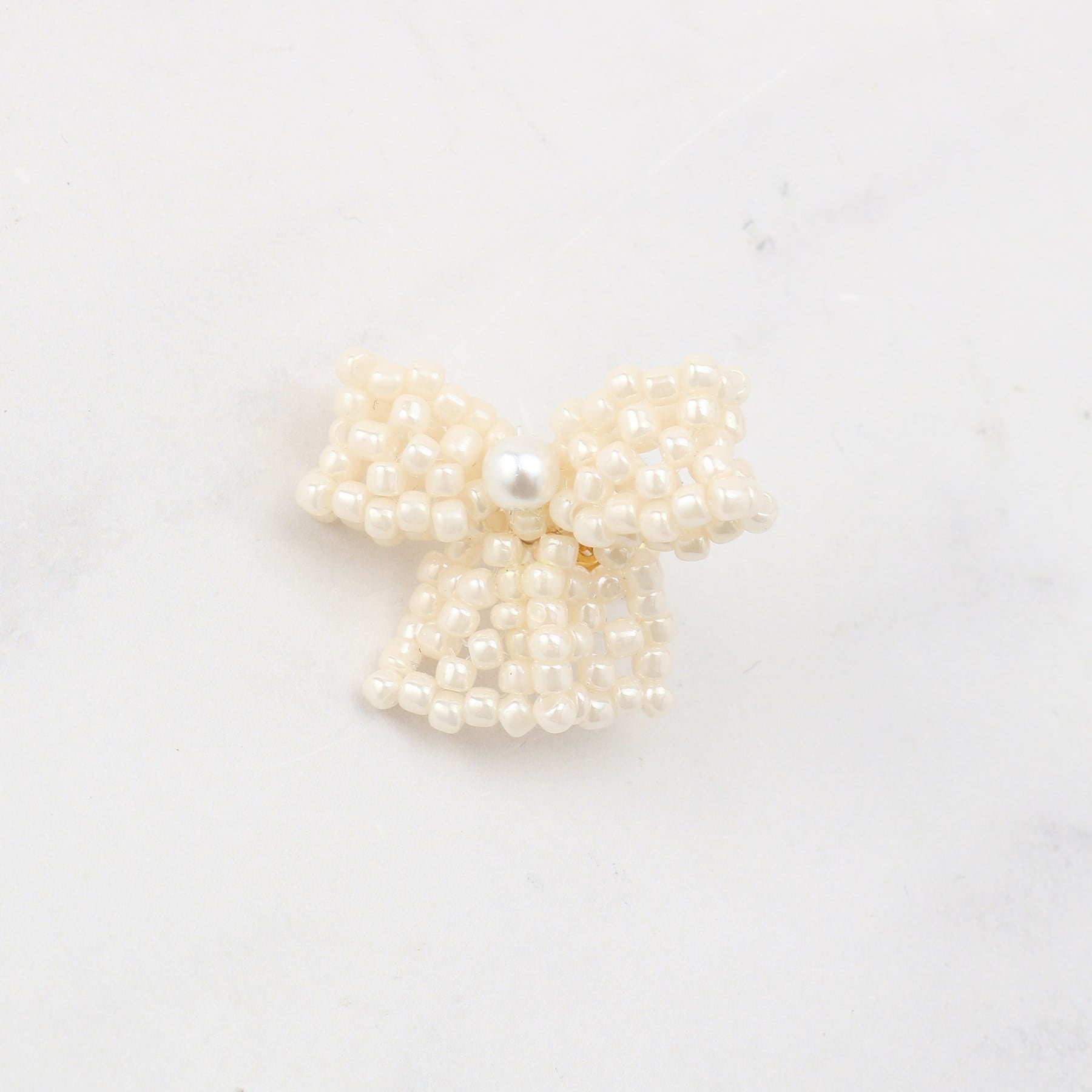 クチュール ブローチ Couture Brooch パール調リボンモチーフピアス （ゴールド(007)） ゴールド(007)